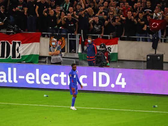 Article image:(Video) Raheem Sterling’s telling reaction to vile racial abuse during Hungary vs England