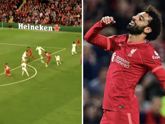 Article image:(Video) Mohamed Salah equals Steven Gerrard record by drawing Liverpool level with AC Milan in Anfield thriller