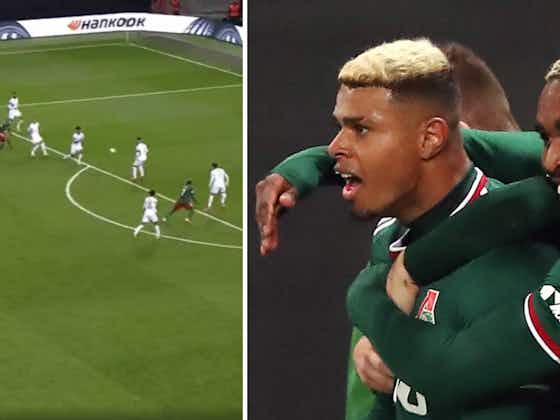 Article image:(Video) Chelsea loanee Tino Anjorin lights up Europa League with late equaliser for Lokomotiv Moscow against Marseille