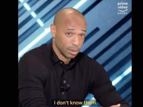 Article image:Video: Thierry Henry savages Tottenham with incredible on air putdown