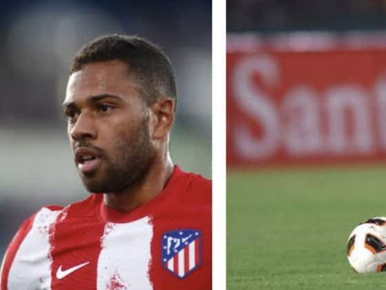 Article image:(Photo) Incredible moment Atletico Madrid star seamlessly blends in with advertising board to appear invisible