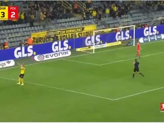 Article image:(Video) Erling Haaland scores spectacular lob to add to ridiculous record