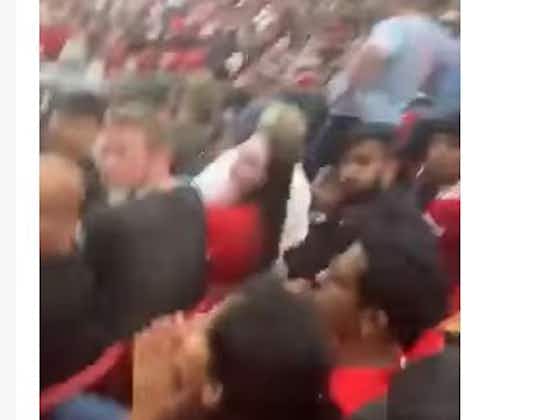 Article image:Video: Aston Villa fan wildly celebrates Bruno Fernandes penalty miss in Man Utd home end