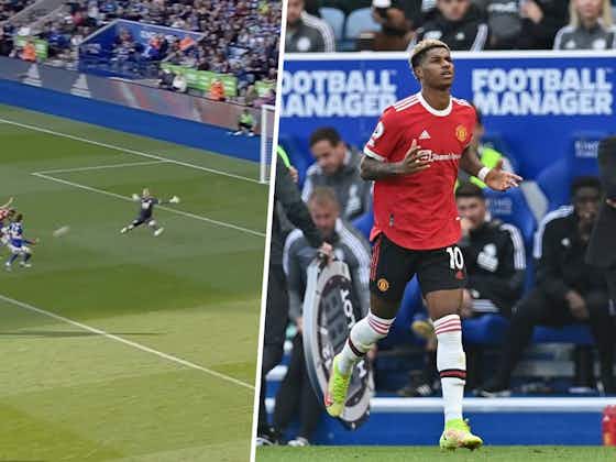 Article image:(Video) Marcus Rashford marks Manchester United injury return with emphatic finish vs Leicester City