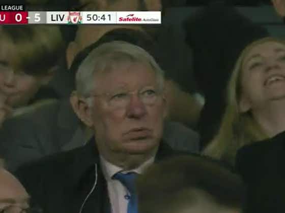Article image:Video: Sir Alex Ferguson’s reaction to Man United going 5-0 down to Liverpool sums it all up
