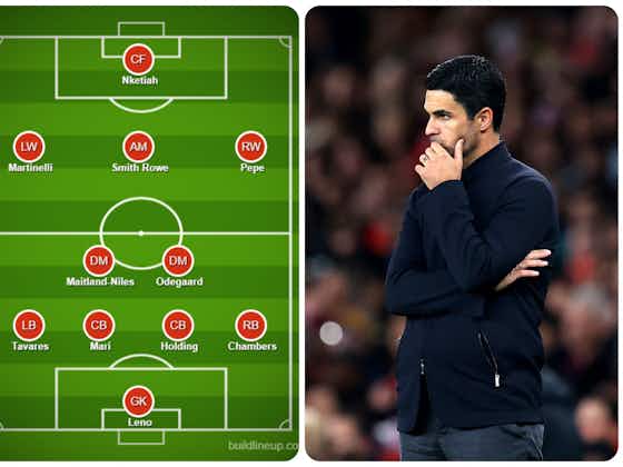 Article image:Arsenal predicted line-up against Leeds in Carabao Cup fourth round