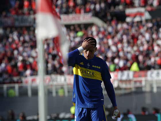 Article image:Video: Ex-Man United defender picks up two yellow cards in 16 minutes in derby between Boca Juniors and River Plate
