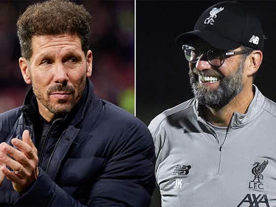 Article image:Diego Simeone explains why he appeared to snub handshake with Liverpool boss Jurgen Klopp