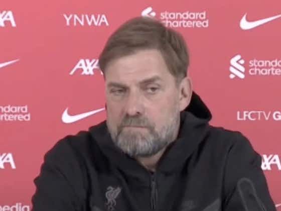 Article image:(Video) Jurgen Klopp unapologetically shuts down reporter for Merseyside derby question