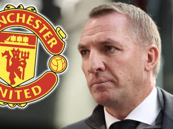 Article image:Leicester City legend offers hint over how likely Brendan Rodgers is to become Man United manager