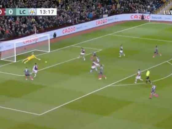 Article image:Video: Harvey Barnes’ exquisite finish sees Leicester take the lead at Villa Park