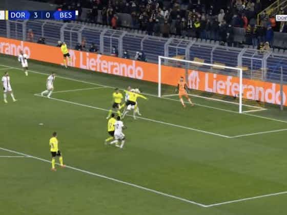 Article image:Video: Erling Haaland’s double sees Dortmund go nap against Besiktas