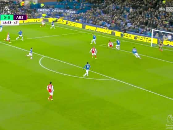 Article image:Video: Martin Odegaard shows finesse to fire Arsenal ahead after Kieran Tierney returns with lovely assist vs Everton