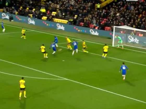 Article image:Video: Hakim Ziyech finishes superb Chelsea team move to put them 2-1 up vs Watford