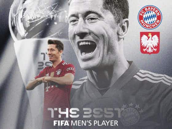Article image:Robert Lewandowski wins FIFA’s The Best award ahead of Salah and Messi