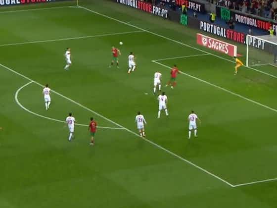 Article image:Video: Diogo Jota scores powerful header to double Portugal’s lead