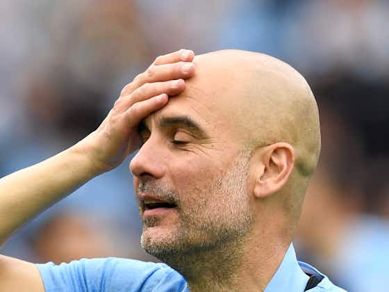 Article image:Pep Guardiola’s three-word response when asked about Robin Olsen assault