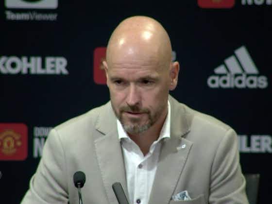 Article image:Erik ten Hag dodges question about when Man United can win the title