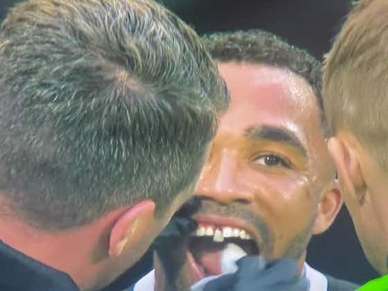 Article image:Image: Callum Wilson suffers horrible injury in first half against Arsenal