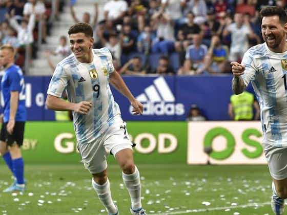 Article image:Video: Messi scores five goals in incredible display against Estonia