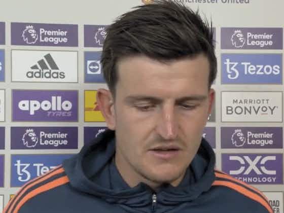 Article image:Video: Man United captain Harry Maguire opens up about ‘nightmare start’