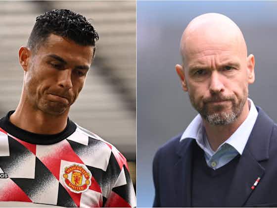 Article image:“He’s p***ed off” – Erik ten Hag breaks silence on Cristiano Ronaldo’s mood after being left on the bench