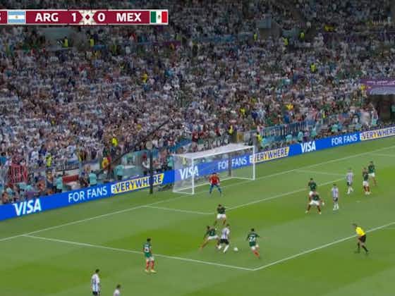 Article image:Video: Man United target scores screamer for Argentina after Lionel Messi assist
