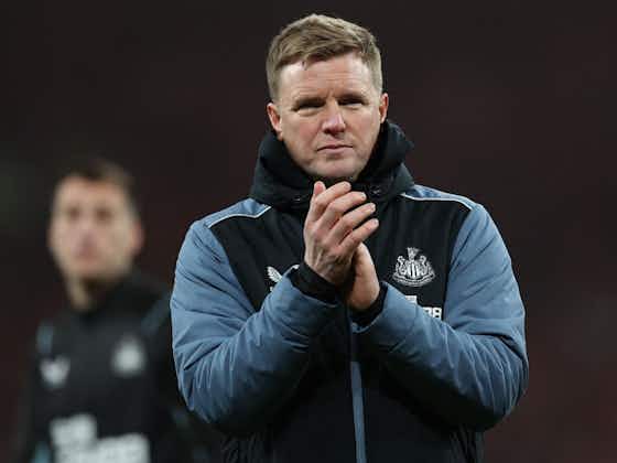 Image de l'article :Newcastle boss Eddie Howe wants new deals to be given to two out of contract players this summer