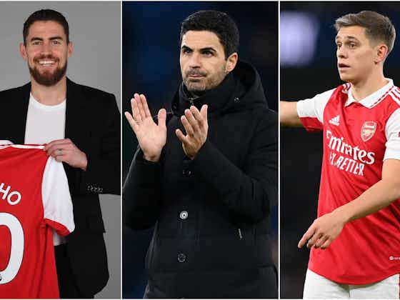 Article image:Two line ups Arsenal can now field after smart January transfer window moves for Trossard, Jorginho & Kiwior