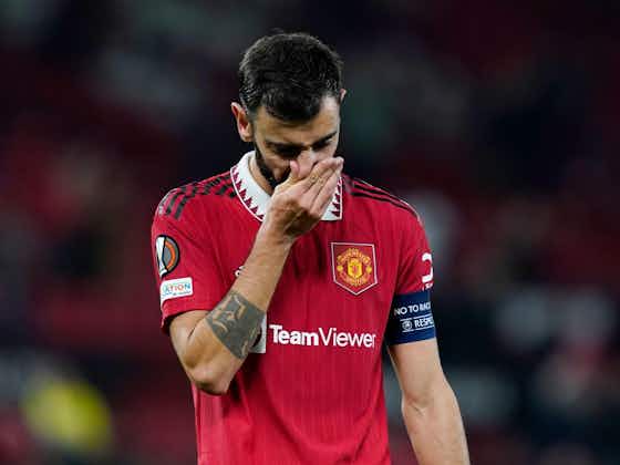 Article image:Bruno Fernandes slams Manchester United teammates after FA Cup defeat – accuses them of being “too soft”