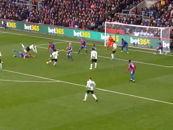 Article image:Video: Mohamed Salah draws Liverpool level 94 seconds after Crystal Palace star sent off