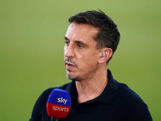 Article image:‘He is not going there’ – Gary Neville breaks Arsenal fans’ heart with brutal verdict
