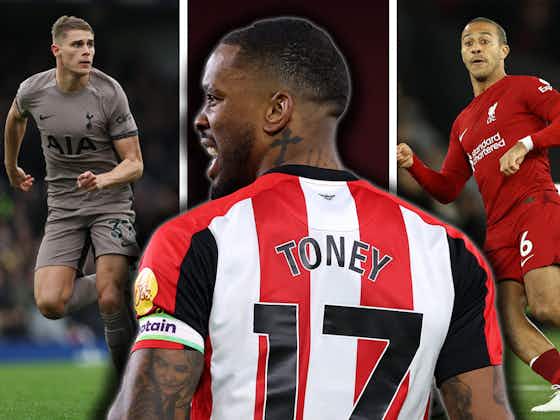 Article image:Collymore’s column: Blue cards, Ivan Toney’s future, what next for Thiago and why Micky van de Ven needs a new contract