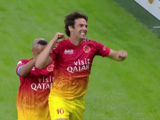Article image:Watch: Kaka scores brilliant solo goal in the Match for Hope charity game