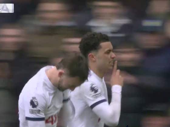 Article image:Video: Brennan Johnson extends Tottenham’s lead with a great finish