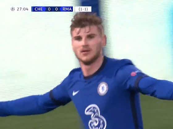 Article image:(Video): Timo Werner heads in from close range to give Chelsea 1-0 lead
