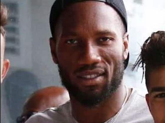 Article image:(Image): Chelsea’s new transfer target pictured with Didier Drogba