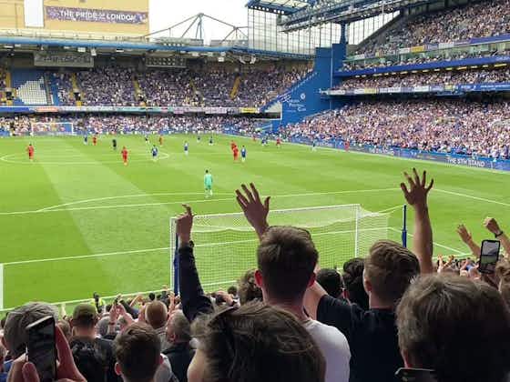 Article image:(Video): Chelsea fans keep singing Liverpool song even as Watford score