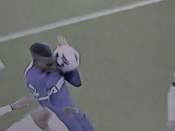 Article image:(Video): Bizarre handball-header is latest proof controversial striker is never going to be a goalscorer