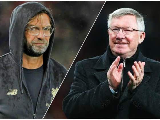 Article image:Ferguson glad to not be Manchester United manager while Klopp’s Liverpool is around