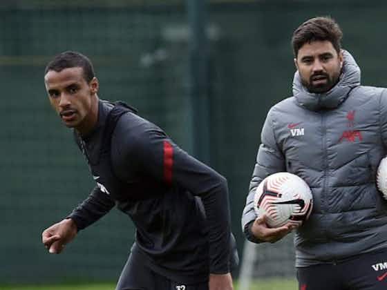 Article image:Liverpool star duo absent from training ahead of Man Utd clash