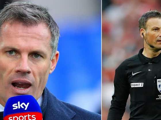 Article image:Carragher launches dig at United after Clattenburg ‘joke’ bias comments