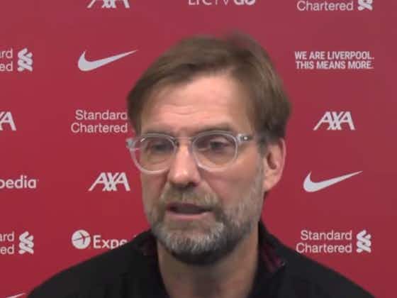 Article image:(Video) Klopp refuses to accept dip in form was inevitable; points to ‘strange’ season for injuries