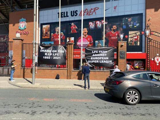 Article image:Liverpool fans left shocked over ridiculously short club statement announcing European Super League exit