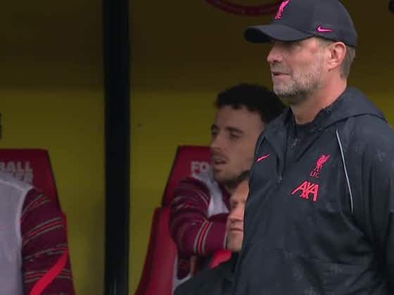 Article image:(Video) Liverpool fans will love Jota and the bench’s reaction to Salah’s Watford worldie