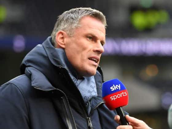 Article image:Jamie Carragher aims Ole Gunnar Solskjær tweet at Gary Neville for Manchester United Sky Sports absence
