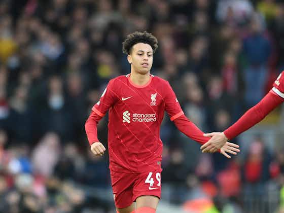 Article image:These Liverpool fans are all saying the same thing as Kaide Gordon starts against Arsenal