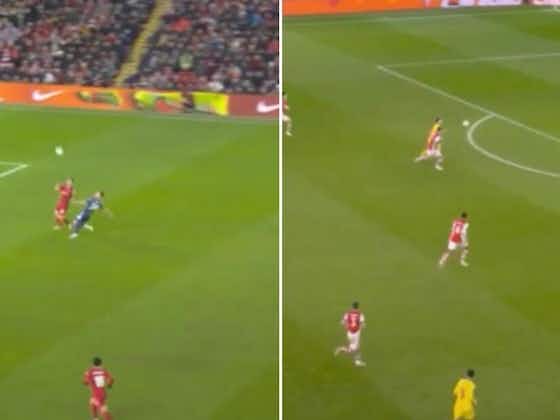 Article image:(Video) Liverpool fan notices Jota had attempted superb Arsenal goal in first leg clash