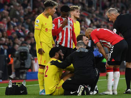 Article image:Joyce issues latest injury update on Joe Gomez after Liverpool defender spotted in agony after Southampton tackle