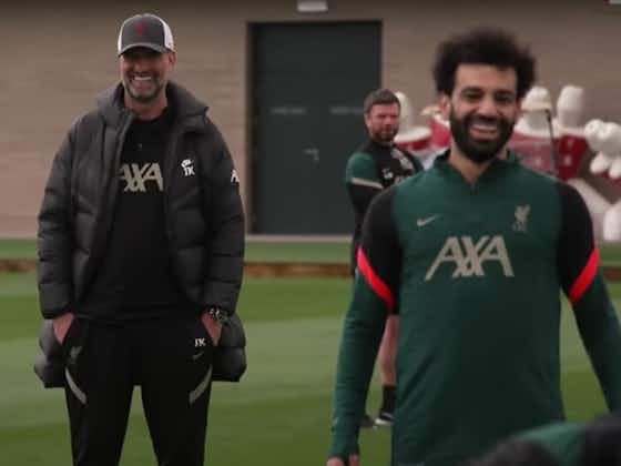 Article image:(Video) Jurgen Klopp watches on like a proud father as his players enjoy the pre-Wolves training session